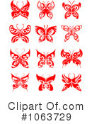 Butterflies Clipart #1063729 by Vector Tradition SM