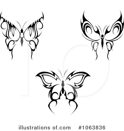 Royalty-Free (RF) Butterflies Clipart Illustration by Vector Tradition SM - Stock Sample #1063836