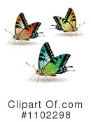 Butterflies Clipart #1102298 by merlinul