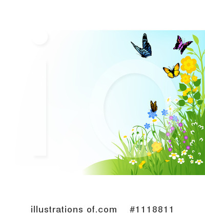 Royalty-Free (RF) Butterflies Clipart Illustration by dero - Stock Sample #1118811
