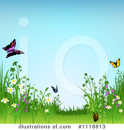 Royalty-Free (RF) Butterflies Clipart Illustration by dero - Stock Sample #1118813