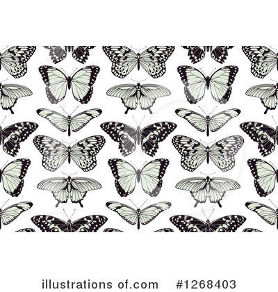 Royalty-Free (RF) Butterflies Clipart Illustration by AtStockIllustration - Stock Sample #1268403