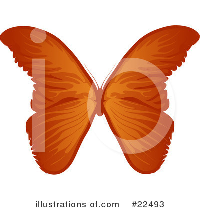 Royalty-Free (RF) Butterflies Clipart Illustration by Tonis Pan - Stock Sample #22493