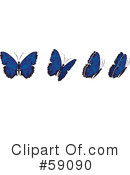 Butterflies Clipart #59090 by Frisko