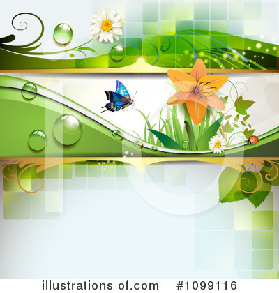 Royalty-Free (RF) Butterfly Background Clipart Illustration by merlinul - Stock Sample #1099116