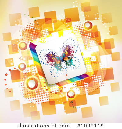 Royalty-Free (RF) Butterfly Background Clipart Illustration by merlinul - Stock Sample #1099119