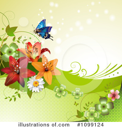 Royalty-Free (RF) Butterfly Background Clipart Illustration by merlinul - Stock Sample #1099124