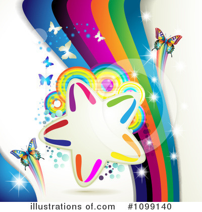 Royalty-Free (RF) Butterfly Background Clipart Illustration by merlinul - Stock Sample #1099140