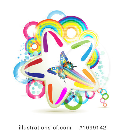 Royalty-Free (RF) Butterfly Background Clipart Illustration by merlinul - Stock Sample #1099142