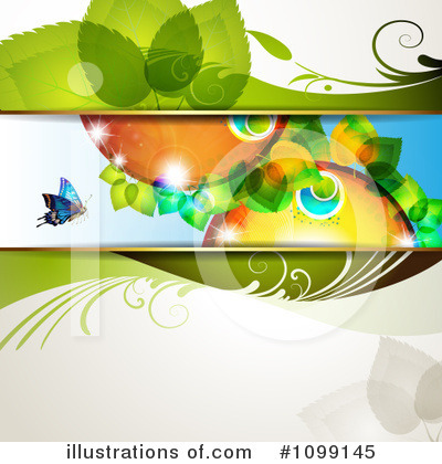 Royalty-Free (RF) Butterfly Background Clipart Illustration by merlinul - Stock Sample #1099145