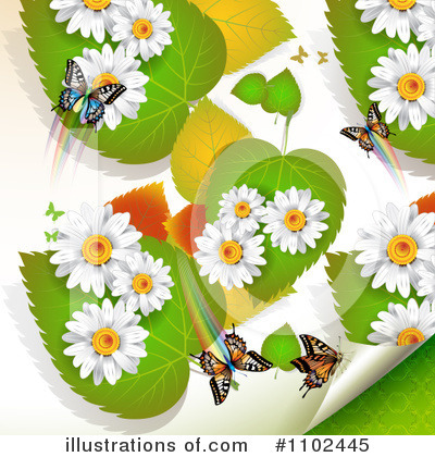 Royalty-Free (RF) Butterfly Background Clipart Illustration by merlinul - Stock Sample #1102445