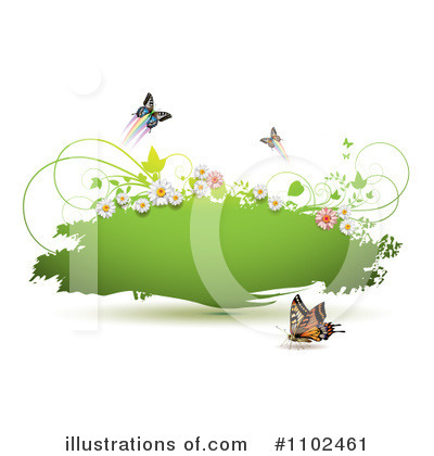 Royalty-Free (RF) Butterfly Background Clipart Illustration by merlinul - Stock Sample #1102461