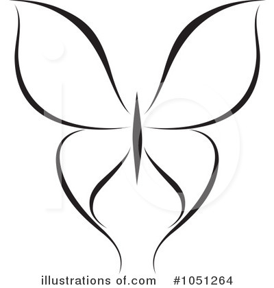 Royalty-Free (RF) Butterfly Clipart Illustration by elena - Stock Sample #1051264