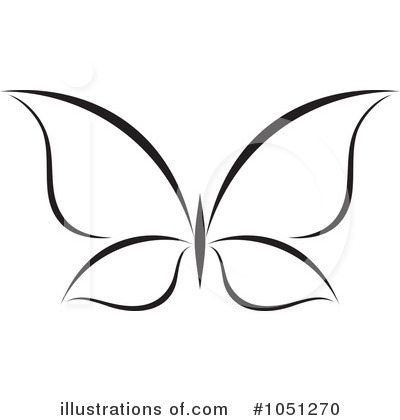 Royalty-Free (RF) Butterfly Clipart Illustration by elena - Stock Sample #1051270