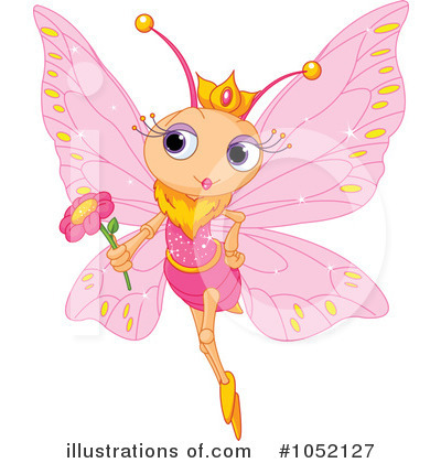 Royalty-Free (RF) Butterfly Clipart Illustration by Pushkin - Stock Sample #1052127