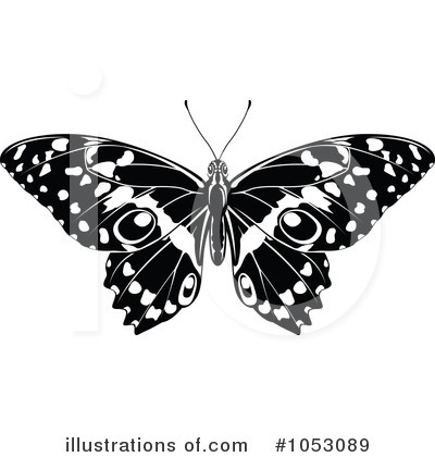 Royalty-Free (RF) Butterfly Clipart Illustration by AtStockIllustration - Stock Sample #1053089
