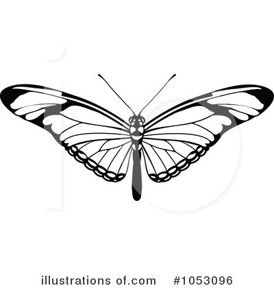 Royalty-Free (RF) Butterfly Clipart Illustration by AtStockIllustration - Stock Sample #1053096