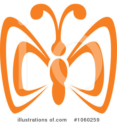 Royalty-Free (RF) Butterfly Clipart Illustration by Vector Tradition SM - Stock Sample #1060259
