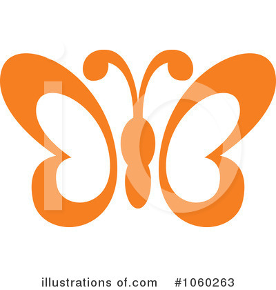 Royalty-Free (RF) Butterfly Clipart Illustration by Vector Tradition SM - Stock Sample #1060263