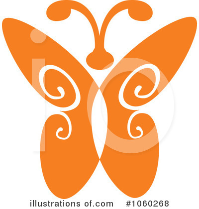 Royalty-Free (RF) Butterfly Clipart Illustration by Vector Tradition SM - Stock Sample #1060268