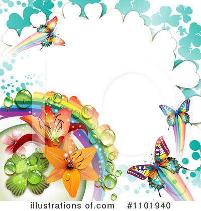 Royalty-Free (RF) Butterfly Clipart Illustration by merlinul - Stock Sample #1101940