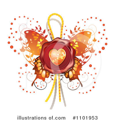 Royalty-Free (RF) Butterfly Clipart Illustration by merlinul - Stock Sample #1101953