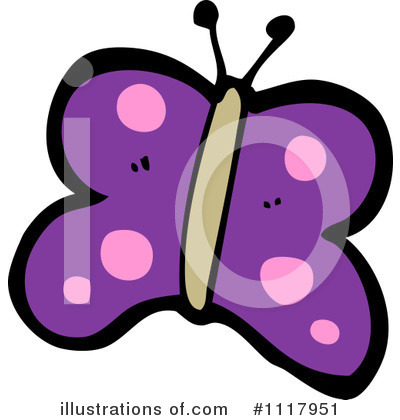 Royalty-Free (RF) Butterfly Clipart Illustration by lineartestpilot - Stock Sample #1117951