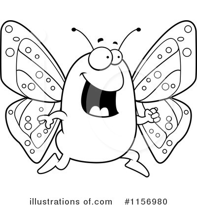 Royalty-Free (RF) Butterfly Clipart Illustration by Cory Thoman - Stock Sample #1156980