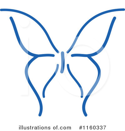 Royalty-Free (RF) Butterfly Clipart Illustration by Vector Tradition SM - Stock Sample #1160337