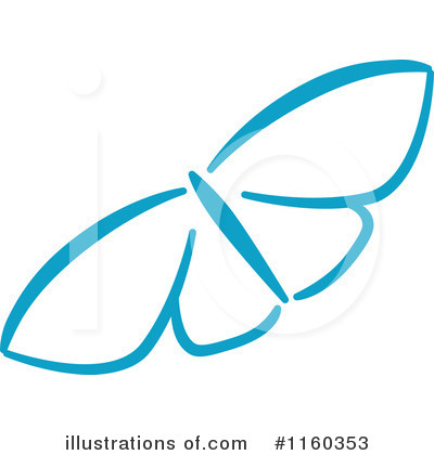 Royalty-Free (RF) Butterfly Clipart Illustration by Vector Tradition SM - Stock Sample #1160353
