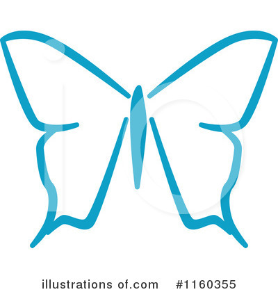 Royalty-Free (RF) Butterfly Clipart Illustration by Vector Tradition SM - Stock Sample #1160355