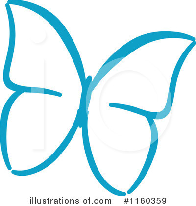 Royalty-Free (RF) Butterfly Clipart Illustration by Vector Tradition SM - Stock Sample #1160359