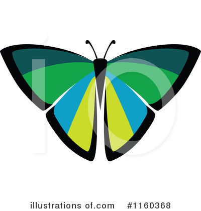 Royalty-Free (RF) Butterfly Clipart Illustration by Vector Tradition SM - Stock Sample #1160368