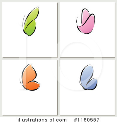 Butterflies Clipart #1160557 by elena