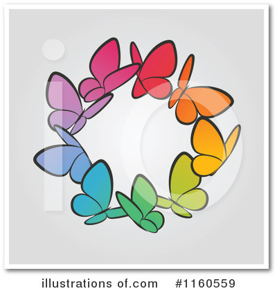 Butterflies Clipart #1160559 by elena