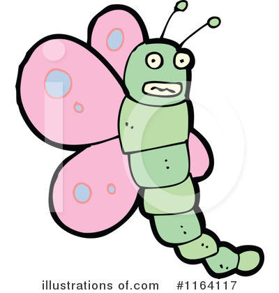 Royalty-Free (RF) Butterfly Clipart Illustration by lineartestpilot - Stock Sample #1164117