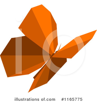 Royalty-Free (RF) Butterfly Clipart Illustration by Vector Tradition SM - Stock Sample #1165775