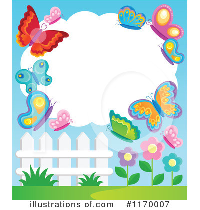 Royalty-Free (RF) Butterfly Clipart Illustration by visekart - Stock Sample #1170007