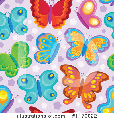 Royalty-Free (RF) Butterfly Clipart Illustration by visekart - Stock Sample #1170022