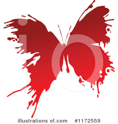 Royalty-Free (RF) Butterfly Clipart Illustration by Vector Tradition SM - Stock Sample #1172559