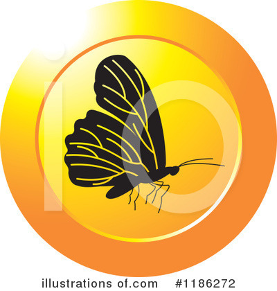 Royalty-Free (RF) Butterfly Clipart Illustration by Lal Perera - Stock Sample #1186272