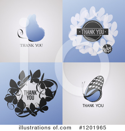 Royalty-Free (RF) Butterfly Clipart Illustration by elena - Stock Sample #1201965