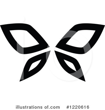 Royalty-Free (RF) Butterfly Clipart Illustration by cidepix - Stock Sample #1220616