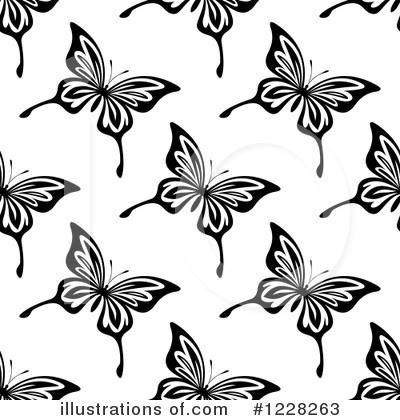 Royalty-Free (RF) Butterfly Clipart Illustration by Vector Tradition SM - Stock Sample #1228263