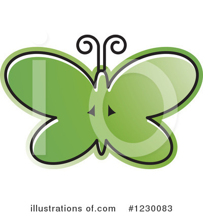 Royalty-Free (RF) Butterfly Clipart Illustration by Lal Perera - Stock Sample #1230083