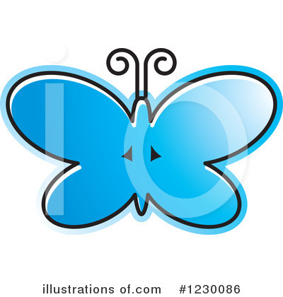 Royalty-Free (RF) Butterfly Clipart Illustration by Lal Perera - Stock Sample #1230086