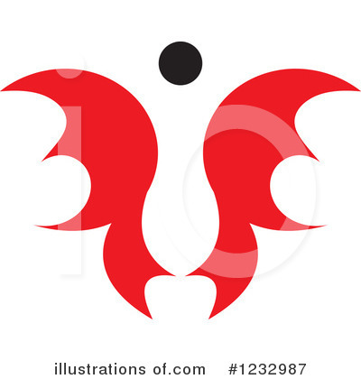 Royalty-Free (RF) Butterfly Clipart Illustration by Vector Tradition SM - Stock Sample #1232987