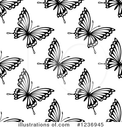 Royalty-Free (RF) Butterfly Clipart Illustration by Vector Tradition SM - Stock Sample #1236945