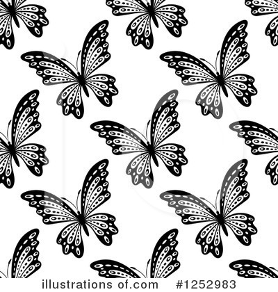 Royalty-Free (RF) Butterfly Clipart Illustration by Vector Tradition SM - Stock Sample #1252983
