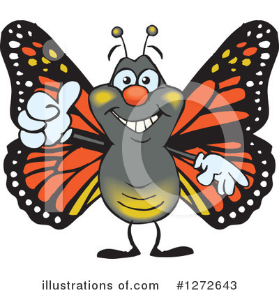 Butterfly Clipart #1272643 by Dennis Holmes Designs